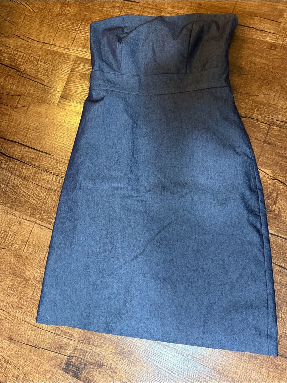 Merona Strapless Sheath Dress in Navy